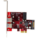 StarTech.com PEXUSB3S2EI StarTech.com 4 Port PCI Express USB 3.0 Card - 5Gbps - 2 External & 2 Internal (IDC) - SATA Power
