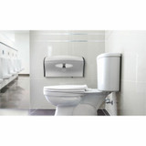 Solaris Paper LoCor D67041 LoCor Jumbo Twin Bath Tissue Dispenser