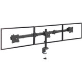 StarTech.com ARMTRIO StarTech.com Desk Mount Triple Monitor Arm, 3 VESA 27" (17.6lb/8kg) Displays, Ergonomic Height Adjustable Articulating Pole Mount