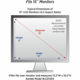 Kantek, Inc Kantek LCD15SV Kantek LCD Protective Privacy / Anti-Glare Filters Kantek, Inc Kantek LCD15SV Kantek LCD Protective Privacy / Anti-Glare Filters