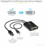 StarTech.com DP2DVID2 StarTech.com DisplayPort to DVI Dual Link Active Adapter, DisplayPort to DVI-D Adapter/Video Converter 2560x1600 60Hz, DP to DVI Adapter StarTech.com DP2DVID2 StarTech.com DisplayPort to DVI Dual Link Active Adapter, DisplayPort to DVI-D Adapter/Video Converter 2560x1600 60Hz, DP to DVI Adapter