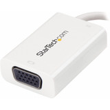 StarTech.com CDP2VGAUCPW StarTech.com USB C to VGA Adapter with 60W Power Delivery Pass-Through - 1080p USB Type-C to VGA Video Converter w/ Charging - White StarTech.com CDP2VGAUCPW StarTech.com USB C to VGA Adapter with 60W Power Delivery Pass-Through - 1080p USB Type-C to VGA Video Converter w/ Charging - White