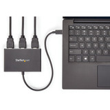 StarTech.com MSTCDP123HD StarTech.com 3-Port USB-C Multi-Monitor Adapter, Type-C to 3x HDMI MST Hub, Triple 1080p HDMI Laptop Display Extender / Splitter, Windows