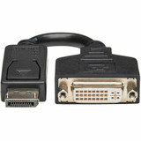 Tripp Lite by Eaton P134-000 Eaton Tripp Lite Series DisplayPort to DVI-I Adapter Cable (M/F), 6 in. (15.2 cm) Tripp Lite by Eaton P134-000 Eaton Tripp Lite Series DisplayPort to DVI-I Adapter Cable (M/F), 6 in. (15.2 cm)