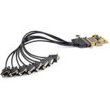 StarTech.com PEX8S1050 StarTech.com 8-Port PCI Express RS232 Serial Adapter Card - PCIe to Serial DB9 RS232 Controller Card - 16C1050 UART - 15kV ESD - Win/Linux StarTech.com PEX8S1050 StarTech.com 8-Port PCI Express RS232 Serial Adapter Card - PCIe to Serial DB9 RS232 Controller Card - 16C1050 UART - 15kV ESD - Win/Linux