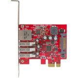 StarTech.com PEXUSB3S3GE StarTech.com 3 Port PCI Express USB 3.0 Card + Gigabit Ethernet - 5Gbps