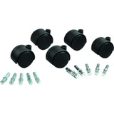 Master Manufacturing Company, Inc Master Caster 23624 Master Caster Deluxe 2" Hooded Duet Carpet 5 Caster Set Master Manufacturing Company, Inc Master Caster 23624 Master Caster Deluxe 2" Hooded Duet Carpet 5 Caster Set