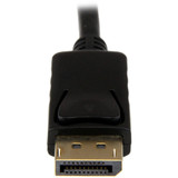 StarTech.com DP2DVIMM6BS StarTech.com 6ft (1.8m) DisplayPort to DVI Cable, 1080p, Active DisplayPort to DVI-D Adapter/Converter Cable, DP 1.2 to DVI Monitor Cable