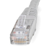 StarTech.com C6PATCH20GR StarTech.com 20ft CAT6 Ethernet Cable - Gray Molded Gigabit - 100W PoE UTP 650MHz - Category 6 Patch Cord UL Certified Wiring/TIA