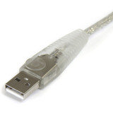StarTech.com USB2HAB15T StarTech.com - Transparent USB 2.0 cable - 4 pin USB Type A (M) - 4 pin USB Type B (M) - ( USB / Hi-Speed USB ) - 15 ft