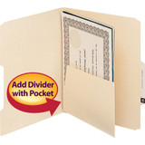 Smead Manufacturing Company Smead 68030 Smead Self-Adhesive Folder Dividers with Pockets