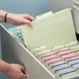 Smead Manufacturing Company Smead 64082 Smead FasTab 1/3 Tab Cut Letter Recycled Hanging Folder