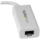 StarTech.com US1GC30W StarTech.com USB-C to Gigabit Ethernet Adapter - White - Thunderbolt 3 Port Compatible - USB Type C Network Adapter