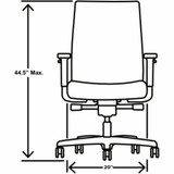 The HON Company HON I2MM2AMC10BT HON Ignition Seating Mid-back Task Chair