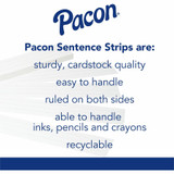 Dixon Ticonderoga Company Dixon 5166 Pacon&reg; Sentence Strips