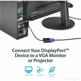 StarTech.com DP2VGA3 StarTech.com DisplayPort to VGA Adapter, Active DP to VGA Converter, 1080p Video, DP to VGA Adapter Dongle (Digital to Analog), DP 1.2
