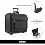 SOLO PV784 Solo Carrying Case (Roller) for 16" Notebook - Black