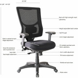 Lorell 62015 Lorell Conjure High-Back Office Chair