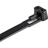 StarTech.com CBMZTRB6BK StarTech.com 6"(15cm) Reusable Cable Ties, 1-3/8"(35mm) Dia. 50lb(22Kg) Tensile Strength, Nylon, In/Outdoor, UL Listed, 100 Pack, Black StarTech.com CBMZTRB6BK StarTech.com 6"(15cm) Reusable Cable Ties, 1-3/8"(35mm) Dia. 50lb(22Kg) Tensile Strength, Nylon, In/Outdoor, UL Listed, 100 Pack, Black