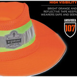 Tenacious Holdings, Inc GloWear 23257 GloWear 8935 HI-Vis Ranger Sun Hat