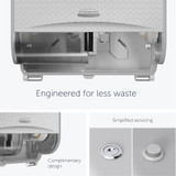 Kimberly-Clark Corporation Kimberly-Clark Professional 53698 Kimberly-Clark Professional ICON Standard Roll Horizontal Toilet Paper Dispenser Kimberly-Clark Corporation Kimberly-Clark Professional 53698 Kimberly-Clark Professional ICON Standard Roll Horizontal Toilet Paper Dispenser