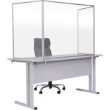 Bi-silque S.A Bi-silque GL07219101 Bi-silque Desktop Divider Glass Barrier