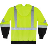 Tenacious Holdings, Inc GloWear 21849 GloWear Zip-Up Hi-Vis Hooded Sweatshirt