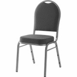 Lorell 62525 Lorell Round High-Back Upholstered Stack Chairs Lorell 62525 Lorell Round High-Back Upholstered Stack Chairs