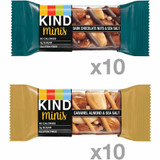 KIND Snacks KIND 27964 KIND Minis Nuts & Sea Salt Nut Bars Variety