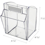 Deflecto, LLC Deflecto 20403OP Deflecto Tilt Bin Interlocking Multi-Bin Storage Organizer Deflecto, LLC Deflecto 20403OP Deflecto Tilt Bin Interlocking Multi-Bin Storage Organizer