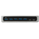 StarTech.com HB30C5A2CSC StarTech.com 7 Port USB C Hub with Fast Charge - 5x USB-A & 2x USB-C (USB 3.0 SuperSpeed 5Gbps) - USB 3.2 Gen 1 Adapter Hub - Self Powered