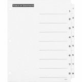 Avery Avery&reg; 11668 Avery&reg; B/W Print Table of Contents Tab Dividers