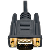 Tripp Lite by Eaton Tripp Lite series P116-003-HD-U Tripp Lite by Eaton VGA to HDMI Active Adapter Cable with Audio and USB Power (M/F), 1080p, 6 in. (15.2 cm)