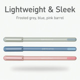 TOPS Products Pentonic PEN13088 Pentonic Frosted Barrel Ballpoint Pens