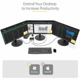 StarTech.com MSTDP123DP StarTech.com 3-Port DisplayPort 1.2 Splitter, DisplayPort to 3x DP Multi-Monitor Adapter, Dual 4K 30Hz and 1080p Computer MST Hub, Windows StarTech.com MSTDP123DP StarTech.com 3-Port DisplayPort 1.2 Splitter, DisplayPort to 3x DP Multi-Monitor Adapter, Dual 4K 30Hz and 1080p Computer MST Hub, Windows