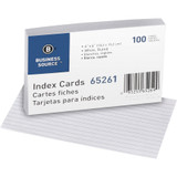 Business Source 65261BX Business Source Ruled Index Cards