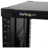 StarTech.com RK960CP StarTech.com 4-Post 9U Mobile Open Frame Server Rack, 19" Network Rolling Rack for Narrow Spaces, Small Data Rack with Casters, TAA