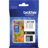 Brother Industries, Ltd Brother LC3011BK Brother LC3011BK Original Standard Yield Inkjet Ink Cartridge - Single Pack - Black - 1 Each