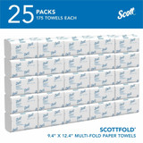 Kimberly-Clark Corporation Scott 01980 Scott Pro Scottfold Multifold Paper Towels with Fast-Drying Absorbency Pockets Kimberly-Clark Corporation Scott 01980 Scott Pro Scottfold Multifold Paper Towels with Fast-Drying Absorbency Pockets