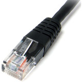 StarTech.com M45PATCH15BK StarTech.com 15 ft Black Molded Cat5e UTP Patch Cable