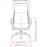 Lorell 67004 Lorell Big & Tall High-Back Chair