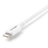 StarTech.com USBLT3MW StarTech.com 3m (10ft) Long White AppleÂ&reg; 8-pin Lightning Connector to USB Cable for iPhone / iPod / iPad