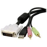 StarTech.com DVID4N1USB15 StarTech.com 15 ft 4-in-1 USB DVI KVM Switch Cable with Audio StarTech.com DVID4N1USB15 StarTech.com 15 ft 4-in-1 USB DVI KVM Switch Cable with Audio