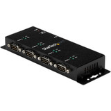 StarTech.com ICUSB2324I StarTech.com USB to Serial Adapter Hub â€" 4 Port â€" Industrial â€" Wall Mount â€" Din Rail â€" COM Port Retention â€" FTDI USB Serial StarTech.com ICUSB2324I StarTech.com USB to Serial Adapter Hub â€" 4 Port â€" Industrial â€" Wall Mount â€" Din Rail â€" COM Port Retention â€" FTDI USB Serial