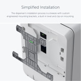 Kimberly-Clark Corporation Kimberly-Clark Professional 58720 Kimberly-Clark Professional ICON Auto Roll Towel Dispenser Kimberly-Clark Corporation Kimberly-Clark Professional 58720 Kimberly-Clark Professional ICON Auto Roll Towel Dispenser