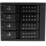 StarTech.com HSB4SATSASBA StarTech.com 4 Bay Aluminum Trayless Hot Swap Mobile Rack Backplane for 3.5in SAS II/SATA III - 6 Gbps HDD