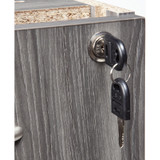 Safco Products Safco AFF20LGS Safco Aberdeen Series Credenza Pedestal, File/File Safco Products Safco AFF20LGS Safco Aberdeen Series Credenza Pedestal, File/File