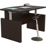 Safco Products Safco ABDH7242LDC Safco Aberdeen Height-Adjustable Desk Safco Products Safco ABDH7242LDC Safco Aberdeen Height-Adjustable Desk