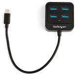 StarTech.com HB31C4AB StarTech.com 4 Port USB C Hub - USB-C to 4xUSB-A - 10Gbps USB 3.2 Gen 2 Type-C Hub - USB Bus Powered - Portable/Laptop USB Adapter Hub