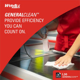 Kimberly-Clark Corporation Wypall 05843CT Wypall GeneralClean L30 Heavy Cleaning Towels Kimberly-Clark Corporation Wypall 05843CT Wypall GeneralClean L30 Heavy Cleaning Towels